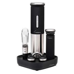 NEW Rabbit Electric Wine Opener Set 8 piece